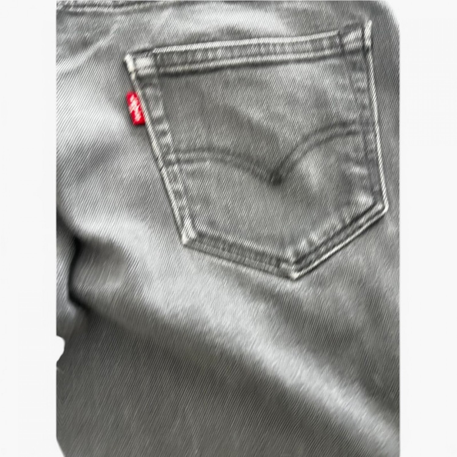 Levi’s Straight Leg Washed Μαύρο Τζιν – Μέγεθος 38 / Pre-Owned