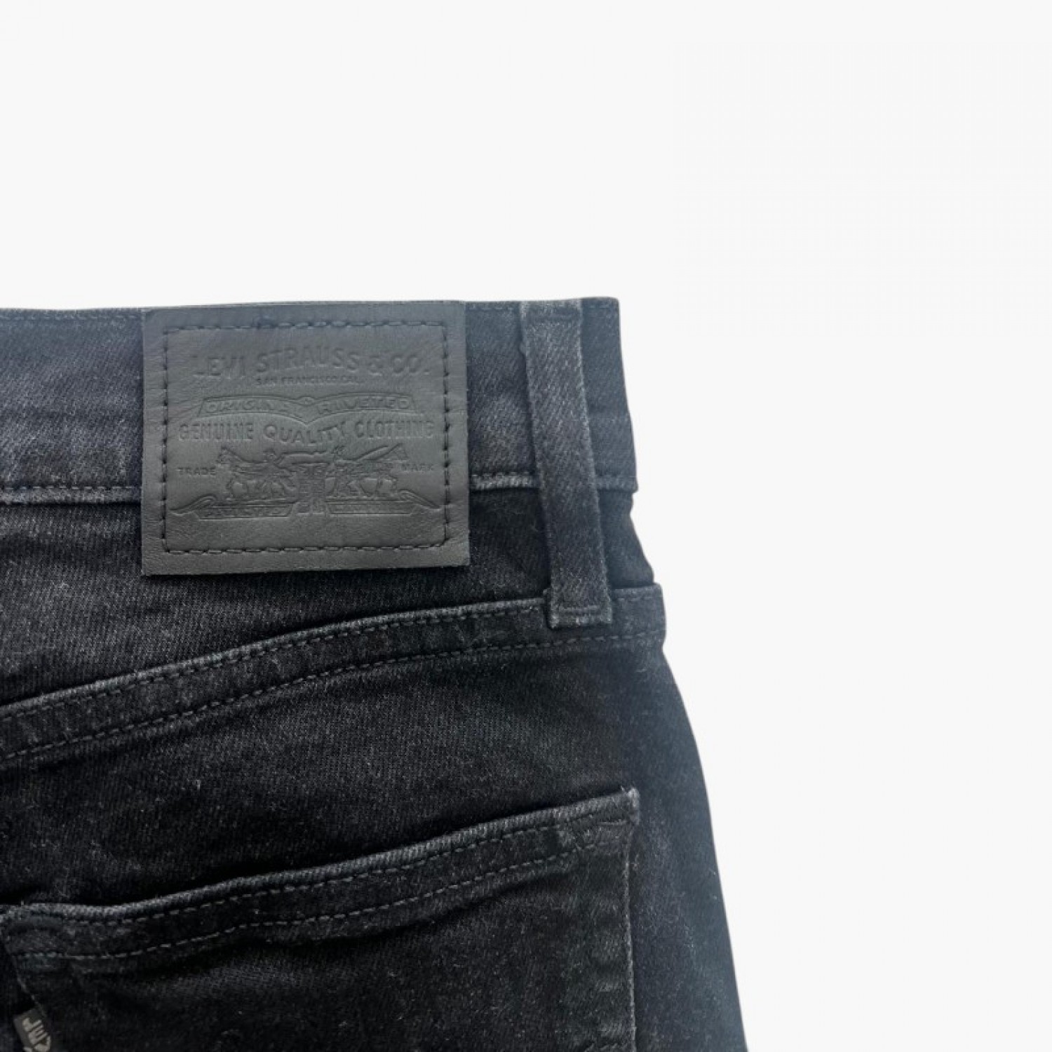 Levi’s 720 Ψηλόμεσο Super Skinny Μαύρο Τζιν – Μέγεθος 32 / Pre-Owned