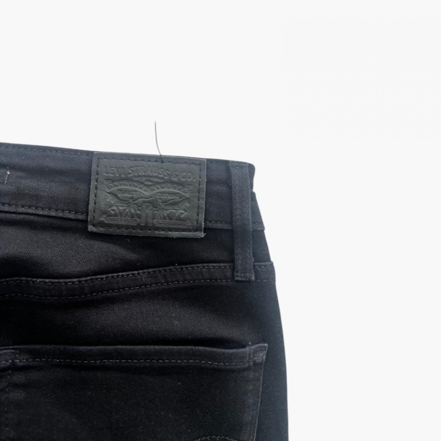 Levi’s 721 Ψηλόμεσο Μαύρο Skinny Τζιν – Μέγεθος 34 / Pre-Owned