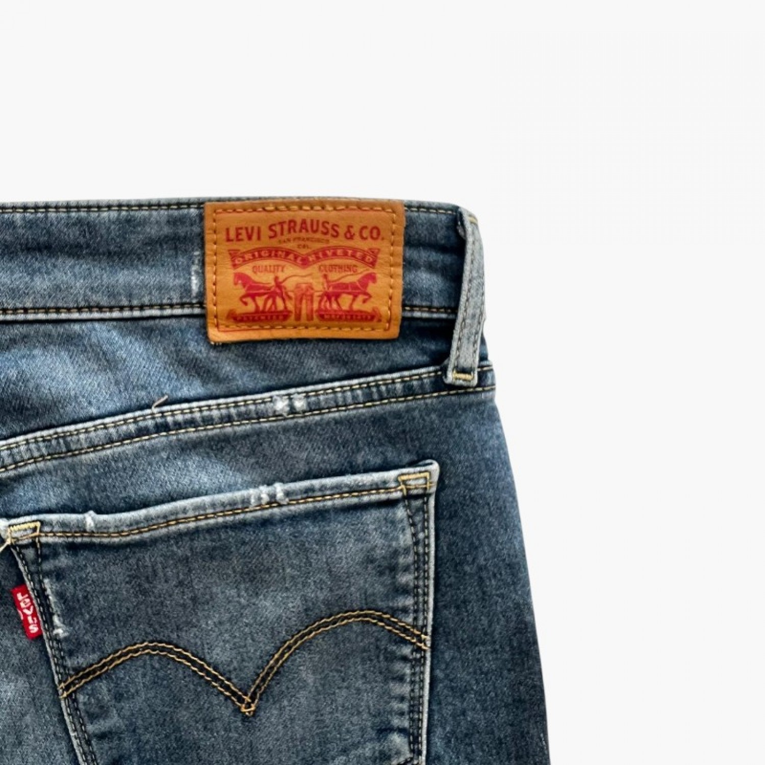 Levi’s 711 Σκούρο Μπλε Skinny Τζιν – Μέγεθος 40 / Pre-Owned