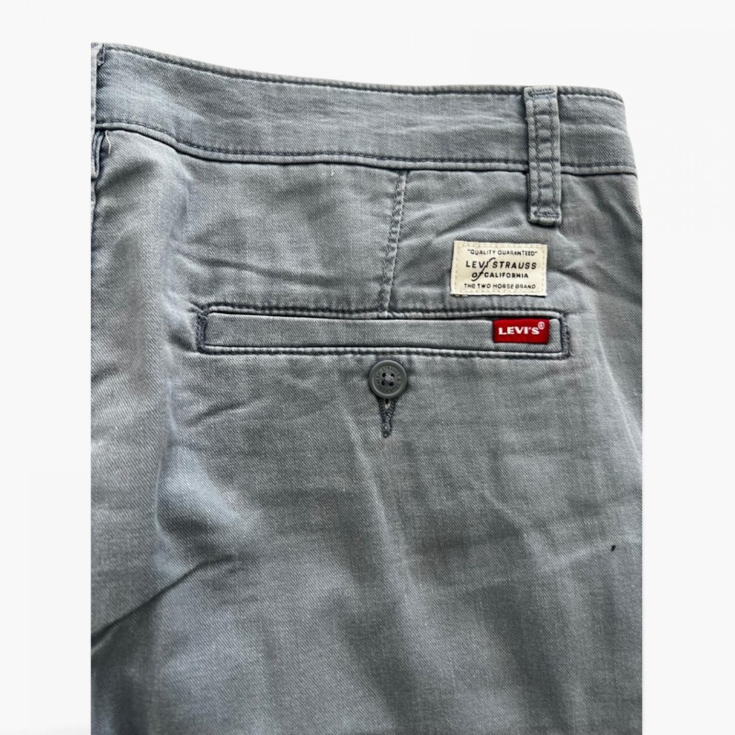 Levi’s XX Chino Γκρι-Μπλε Παντελόνι – Μέγεθος 44 / Pre-Owned