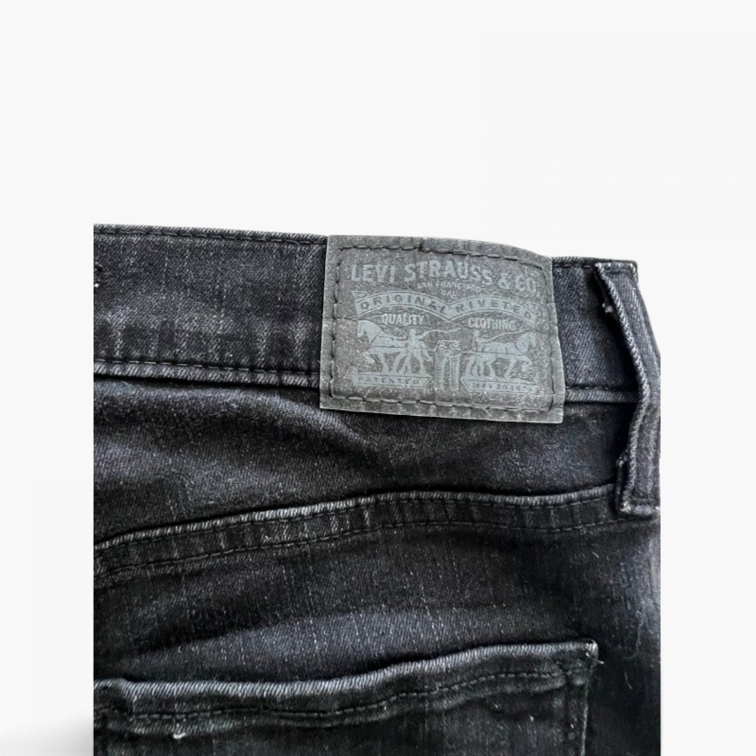 Levi’s 720 Ψηλόμεσο Super Skinny Μαύρο Τζιν – Μέγεθος 36 / Pre-Owned