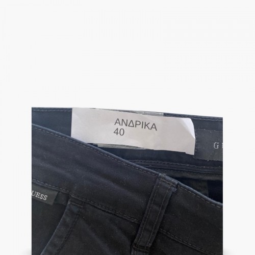 Guess Trousers Black - Size 40 / Pre-Owned