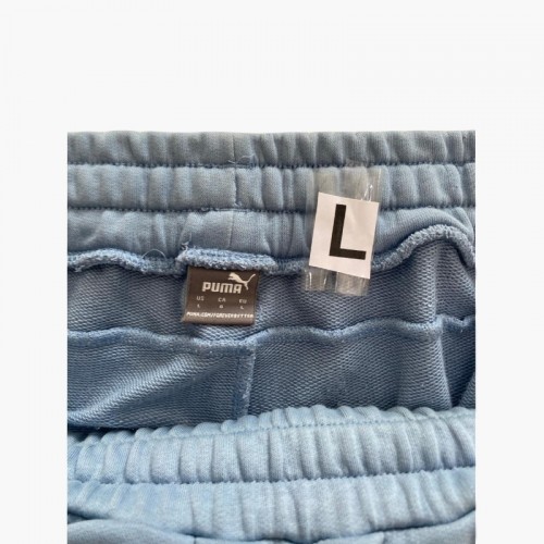 Puma Sweatpants Light Blue - Size L / Pre-Owned