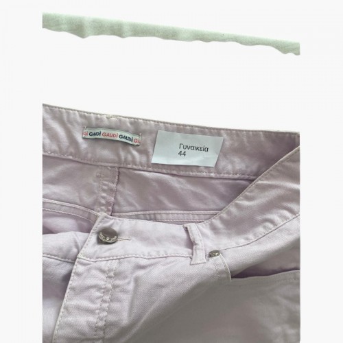 Gaudi Trousers Light Pink - Size 44 / Pre-Owned