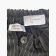 Luxury Style Clothing Pinstripe Trousers Black - Size 32 / Pre-Owned