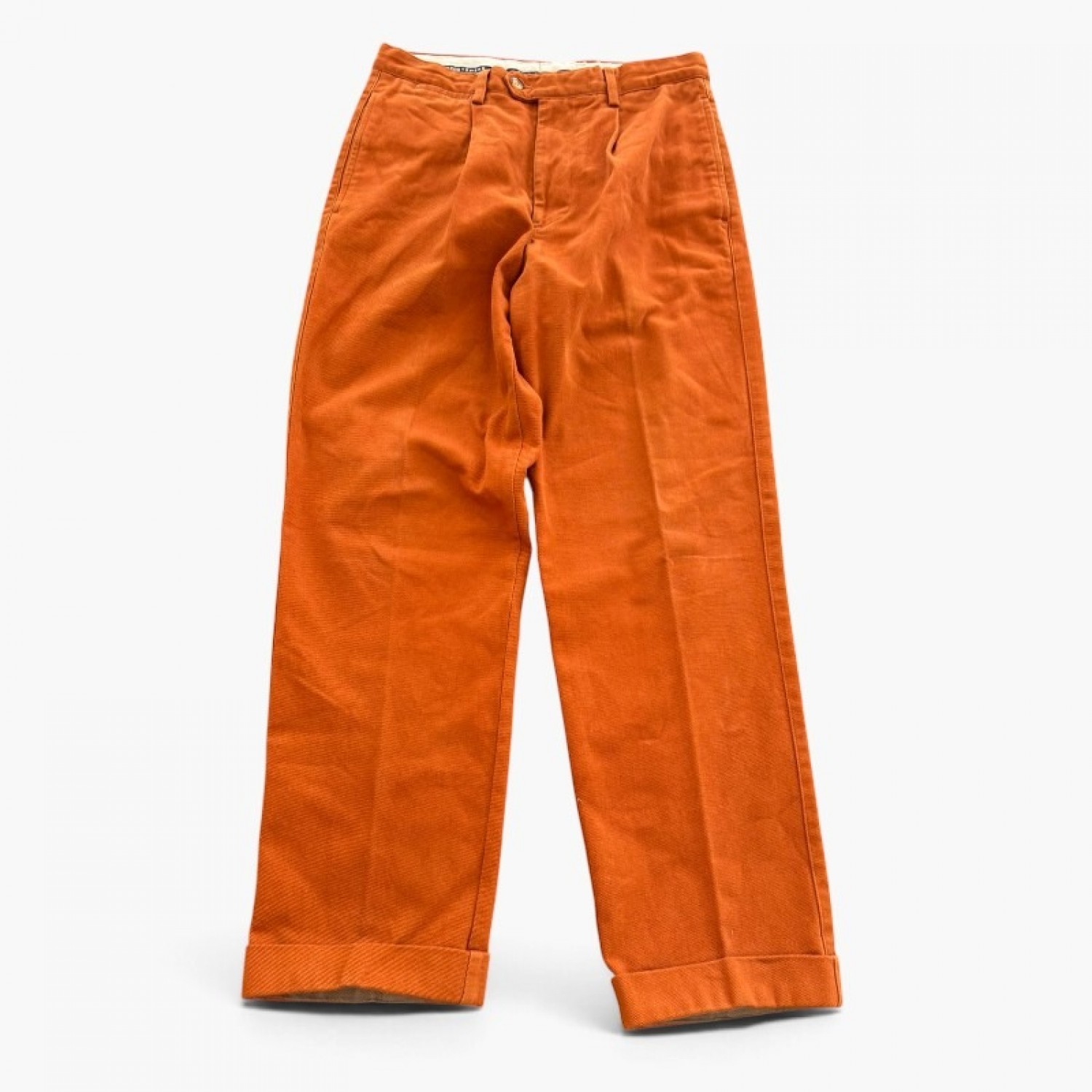 Brooksfield Trousers Orange — Size 38 / Pre-Owned