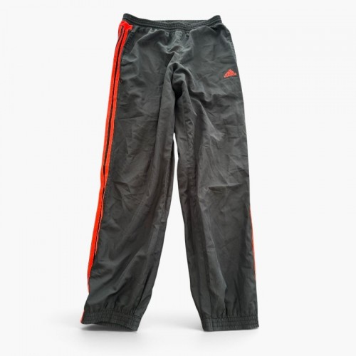 Adidas Track Pants Grey/Red — Size 38 / Pre-Owned