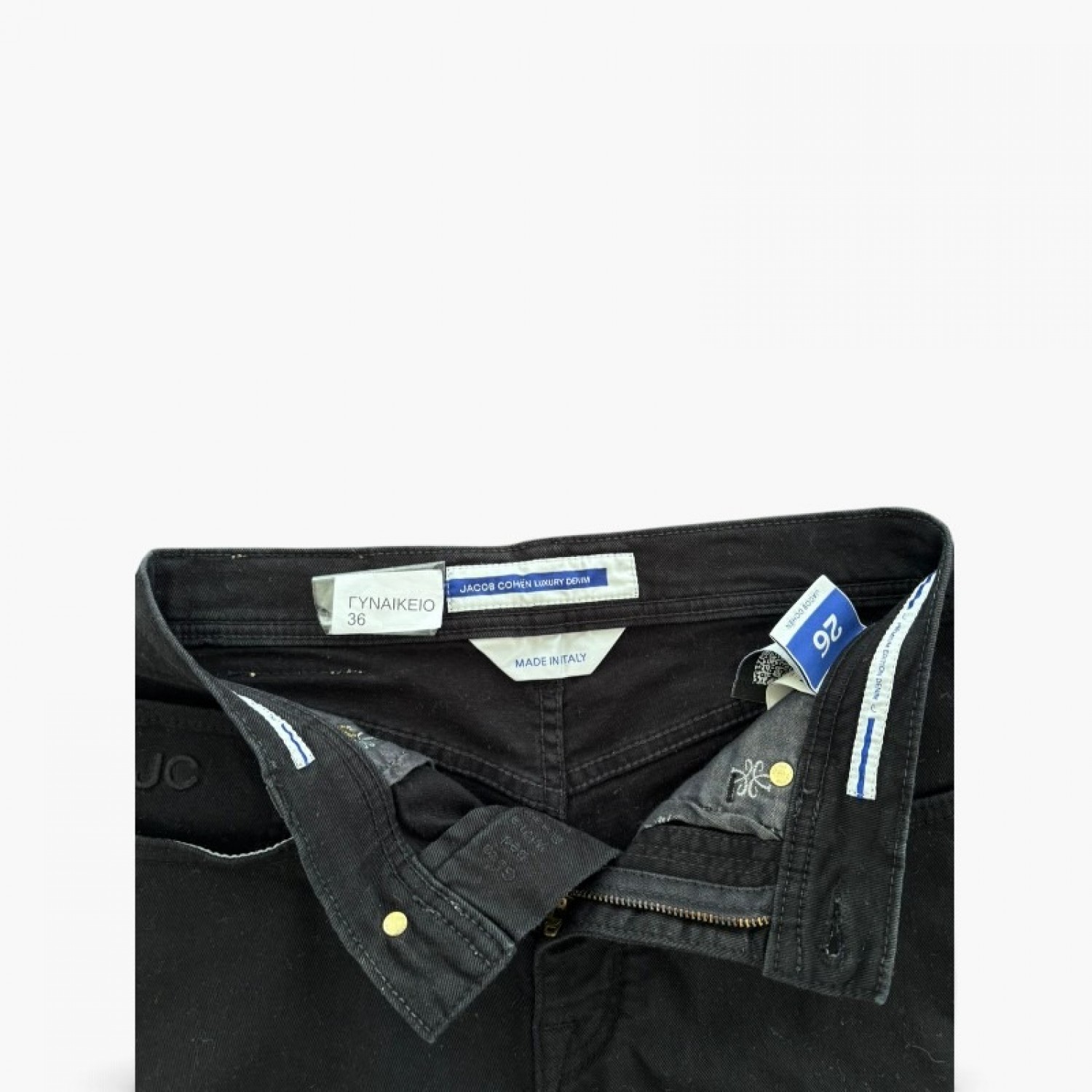 Jacob Cohën Luxury Denim Black Jeans — Size 36 / Pre-Owned