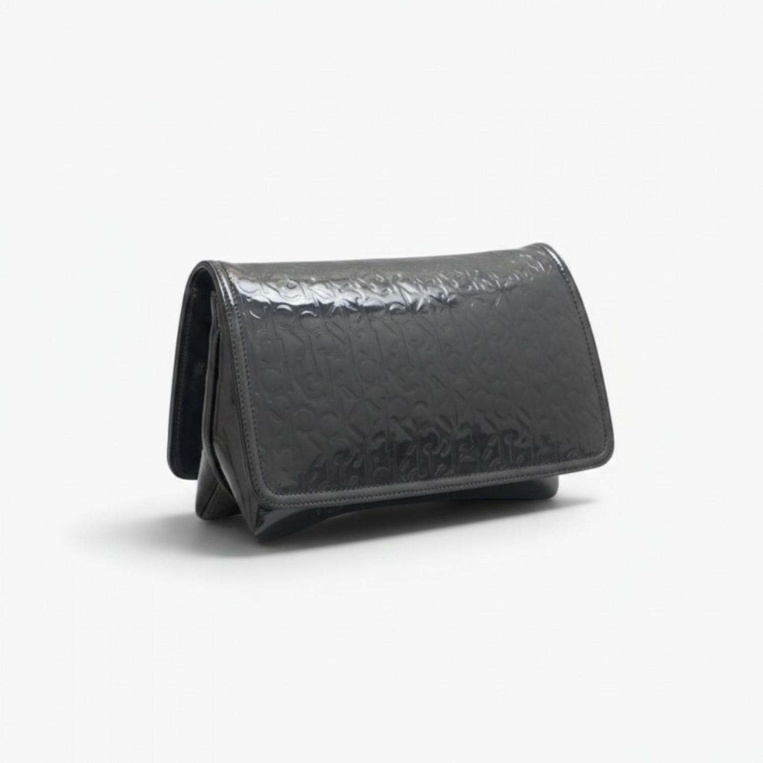 Άγνωστη Μάρκα Clutch Τσάντα Μαύρη - One Size / Pre-Owned