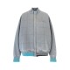 Quiksilver Γκρι Ζακέτα Bomber με Γαλάζιες Λεπτομέρειες – Μέγεθος M / Pre-Owned