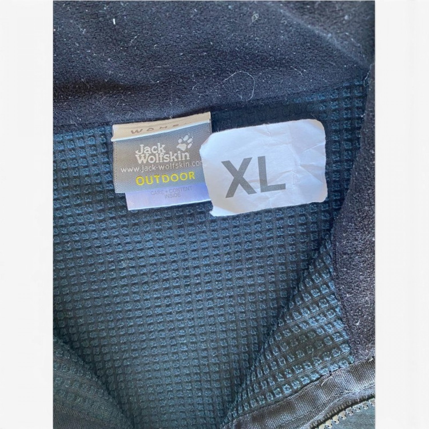 Jack Wolfskin Γυναικεία Ανθρακί Softshell Ζακέτα – Μέγεθος XL / Pre-Owned