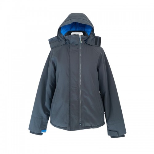 Superdry Original Windcheater Ανθρακί Jacket με Κουκούλα – Μέγεθος L / Pre-Owned