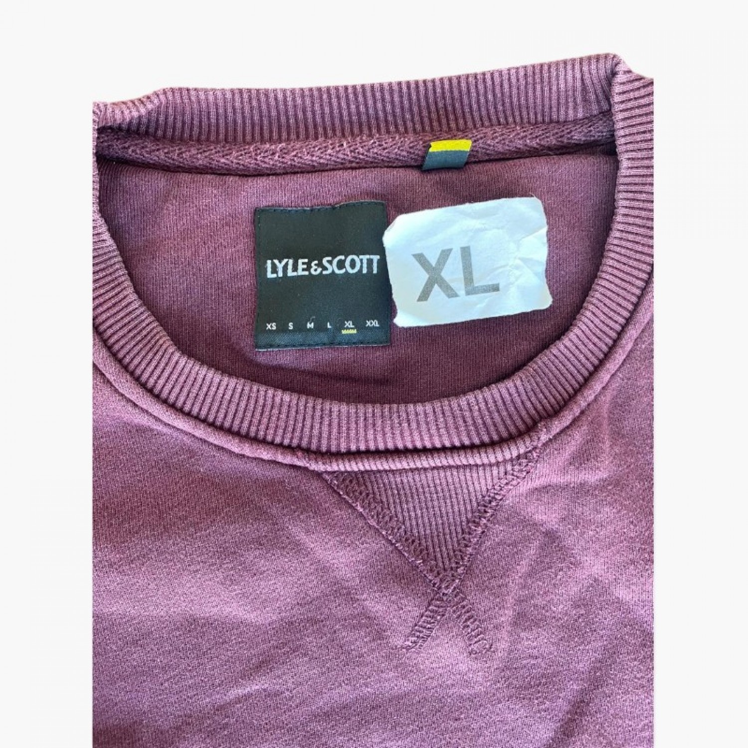 Lyle & Scott Μωβ Φούτερ Crewneck – Μέγεθος XL / Pre-Owned
