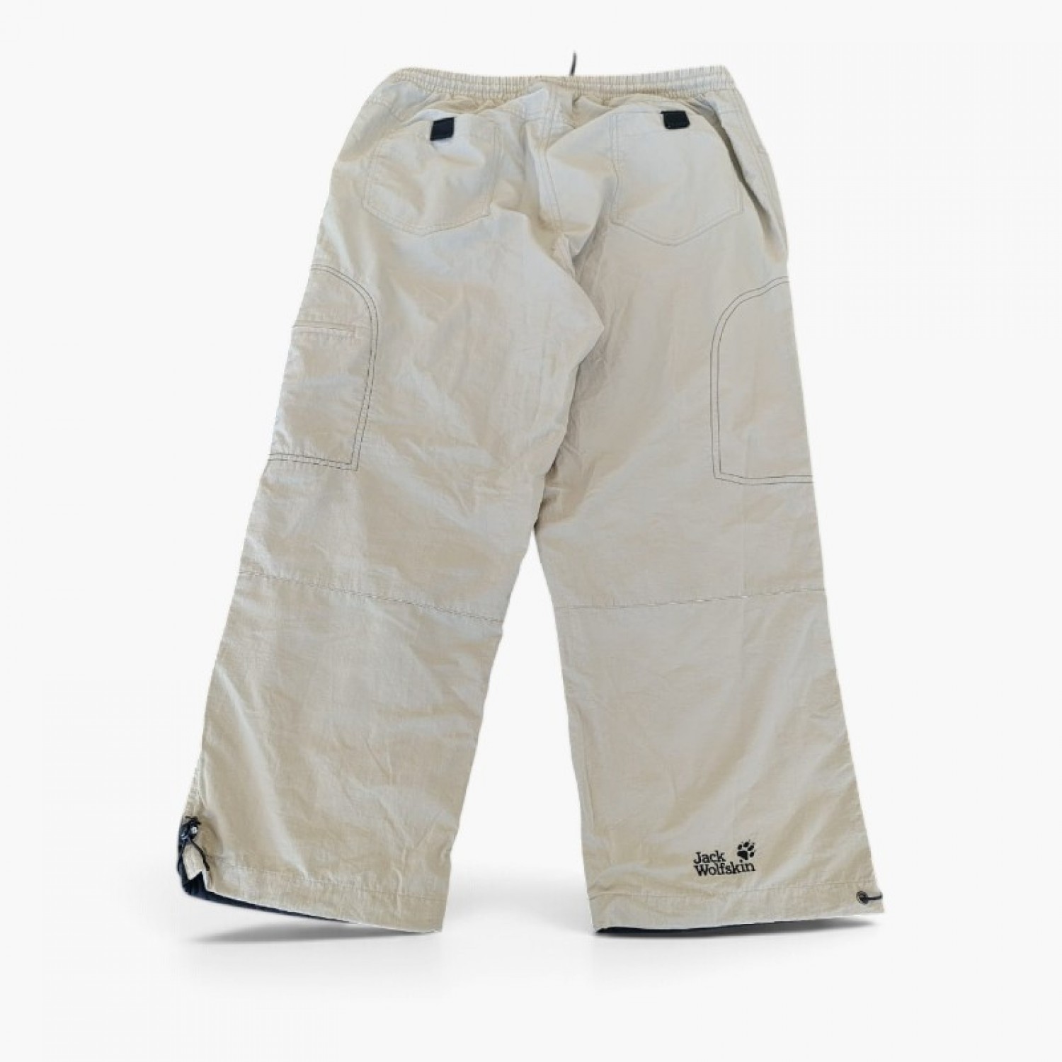 Jack Wolfskin Μπεζ Outdoor Παντελόνι με Ενισχυμένα Πάνελ – Μέγεθος XL / Pre-Owned