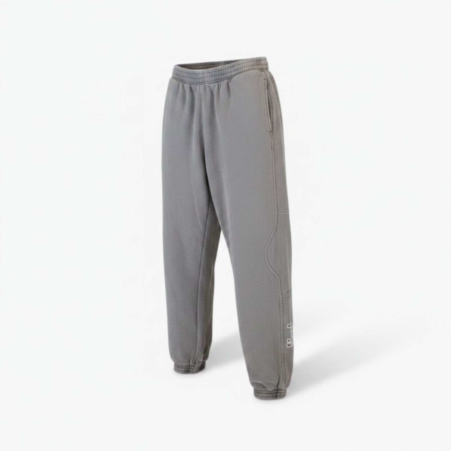 Adidas Γκρι Παντελόνι Φόρμας Jogger – Μέγεθος XL / Pre-Owned