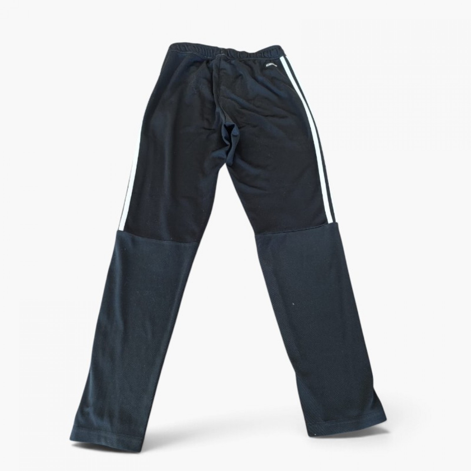 Adidas Μαύρο Παντελόνι Track με Λευκές Ρίγες – Μέγεθος M / Pre-Owned