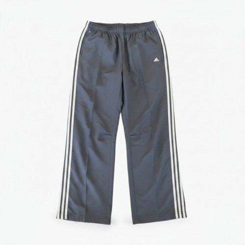Adidas Ανθρακί Παντελόνι Track με Τρεις Ρίγες – Μέγεθος L / Pre-Owned