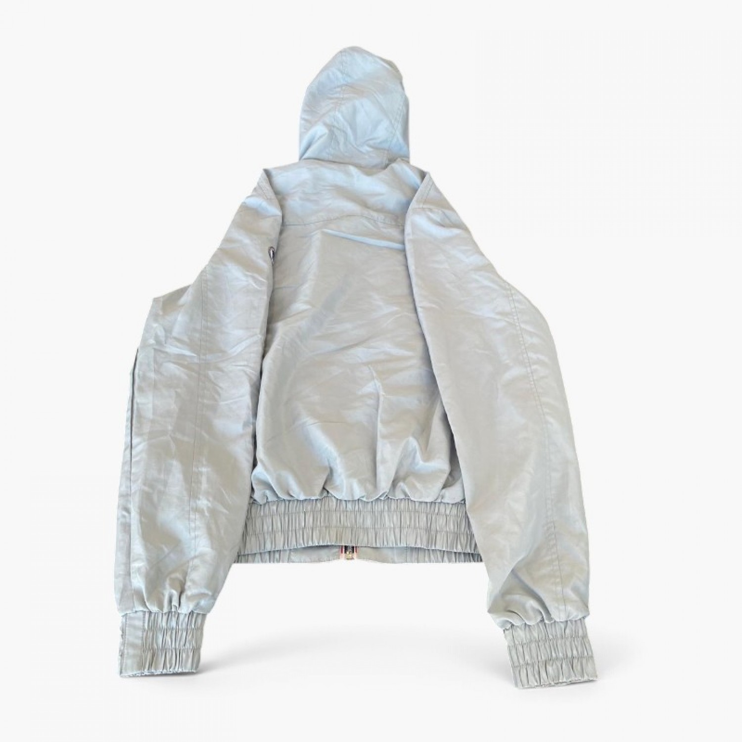 Frankie Garage Ανοιχτό Γκρι Αντιανεμικό Jacket – Μέγεθος M / Pre-Owned