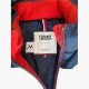 Tommy Jeans Κόκκινο Colorblock Puffer Jacket με Γούνα – Μέγεθος M / Pre-Owned