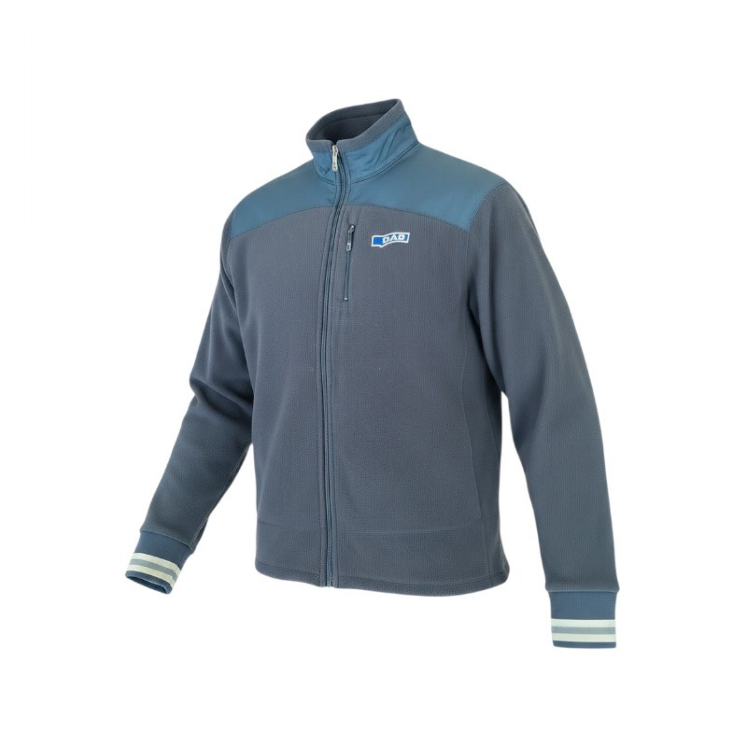 GAS Ανθρακί Fleece Ζακέτα με Μπλε Πάνελ – Μέγεθος XL / Pre-Owned