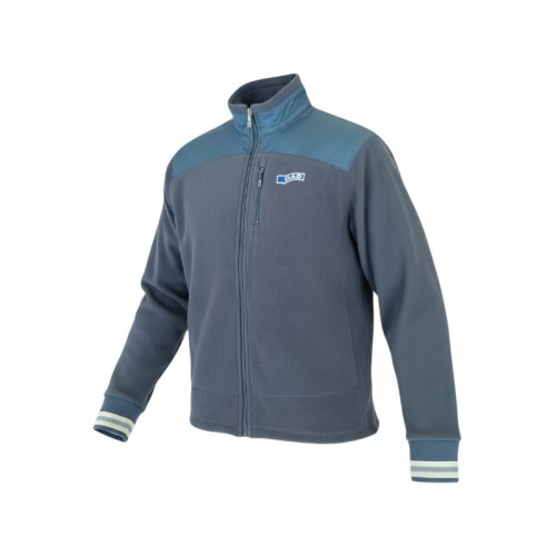 GAS Ανθρακί Fleece Ζακέτα με Μπλε Πάνελ – Μέγεθος XL / Pre-Owned