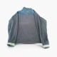 GAS Ανθρακί Fleece Ζακέτα με Μπλε Πάνελ – Μέγεθος XL / Pre-Owned