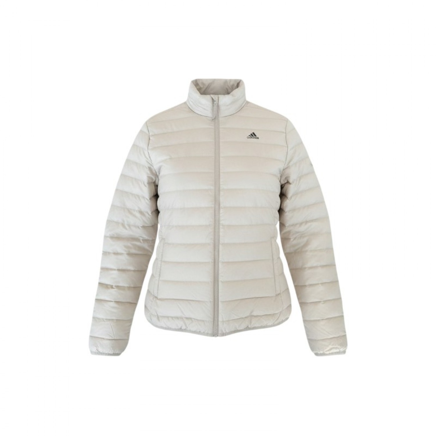 Adidas Εκρού Ελαφρύ Puffer Jacket – Μέγεθος L / Pre-Owned