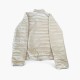 Adidas Εκρού Ελαφρύ Puffer Jacket – Μέγεθος L / Pre-Owned