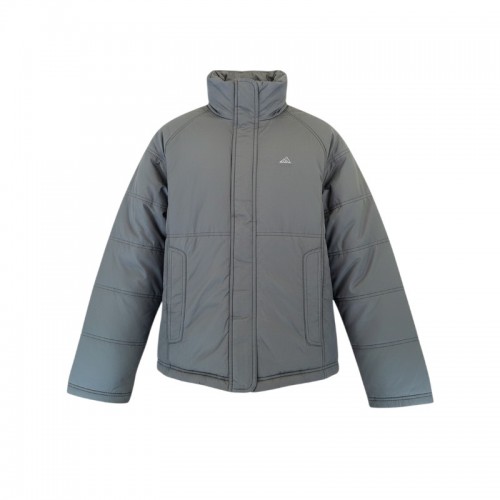 Adidas Ανθρακί Επενδυμένο Jacket με Ψηλό Γιακά – Μέγεθος M / Pre-Owned