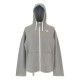 The North Face Γκρι Ζακέτα Hoodie με Ανάγλυφη Υφή – Μέγεθος L / Pre-Owned