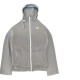 The North Face Γκρι Ζακέτα Hoodie με Ανάγλυφη Υφή – Μέγεθος L / Pre-Owned