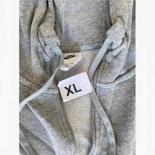 Nike Γκρι Φούτερ Ζακέτα Hoodie – Μέγεθος XL / Pre-Owned