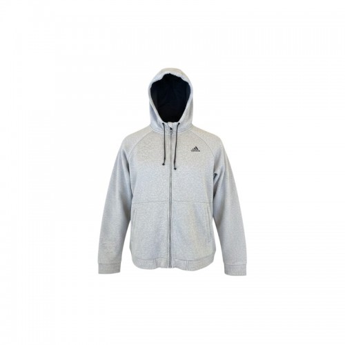 Adidas Γκρι Φούτερ Ζακέτα Hoodie – Μέγεθος XL / Pre-Owned