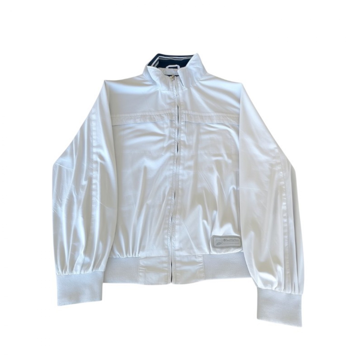 Champion Λευκό Lightweight Bomber Jacket – Μέγεθος XL / Pre-Owned