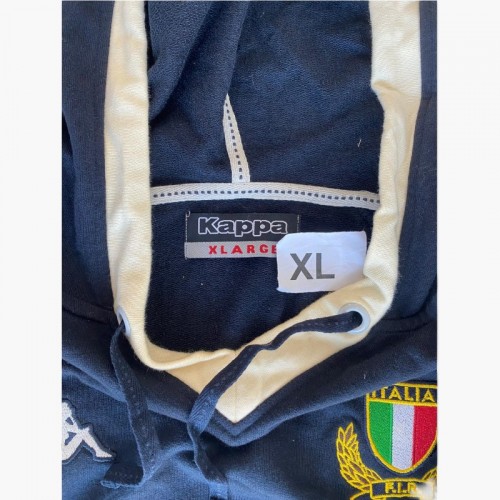 Kappa Italia Σκούρο Μπλε Φούτερ Hoodie – Μέγεθος XL / Pre-Owned