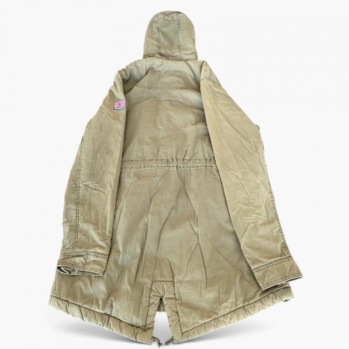 Superdry The Rookie Χακί Parka με Επένδυση Sherpa – Μέγεθος L / Pre-Owned