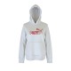Puma Εκρού Φούτερ Hoodie με Κόκκινο Λογότυπο – Μέγεθος M / Pre-Owned