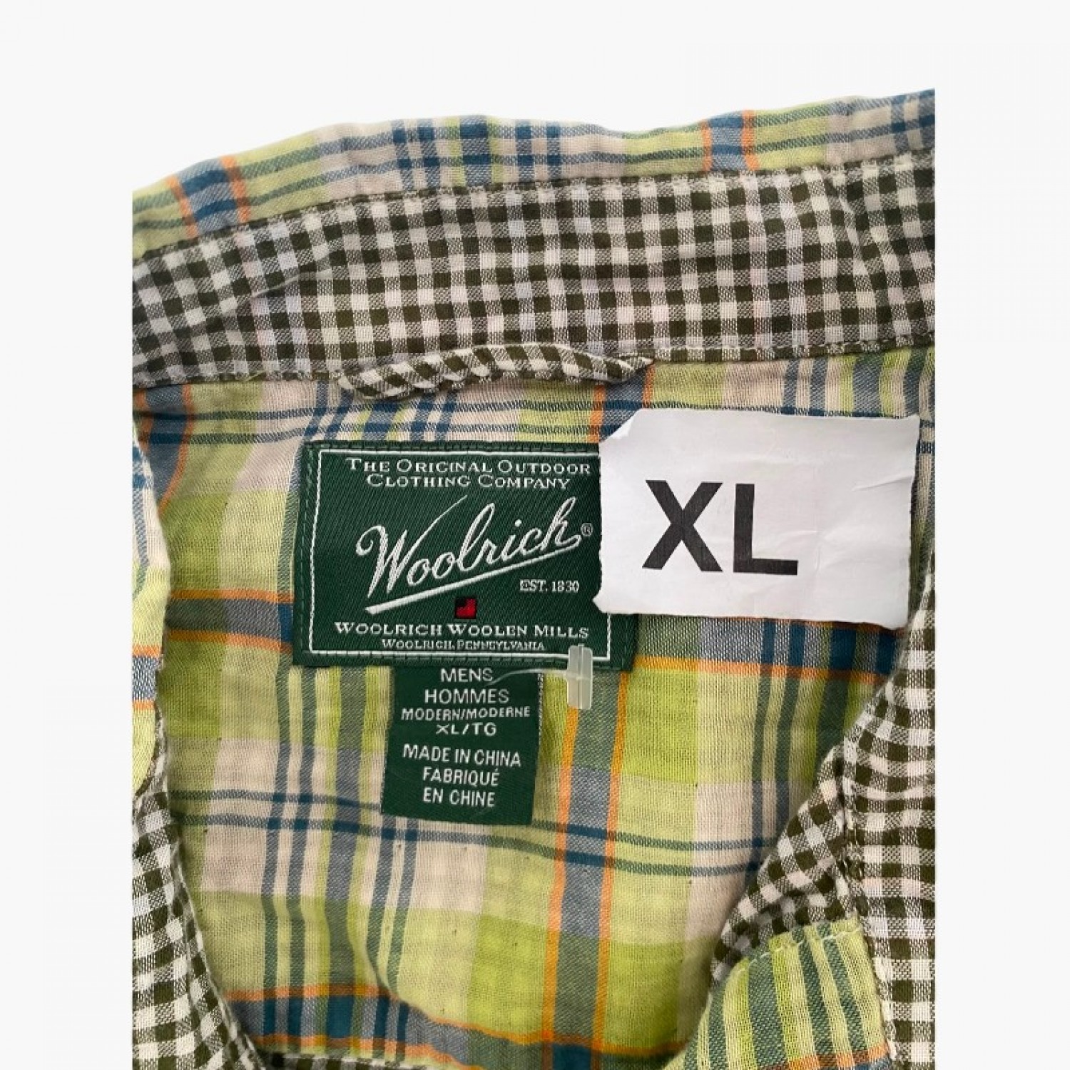 Woolrich Plaid Long Sleeve Shirt — XL / Pre-Owned