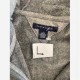 Tommy Hilfiger Grey Full-Zip Fleece Hoodie — L / Pre-Owned