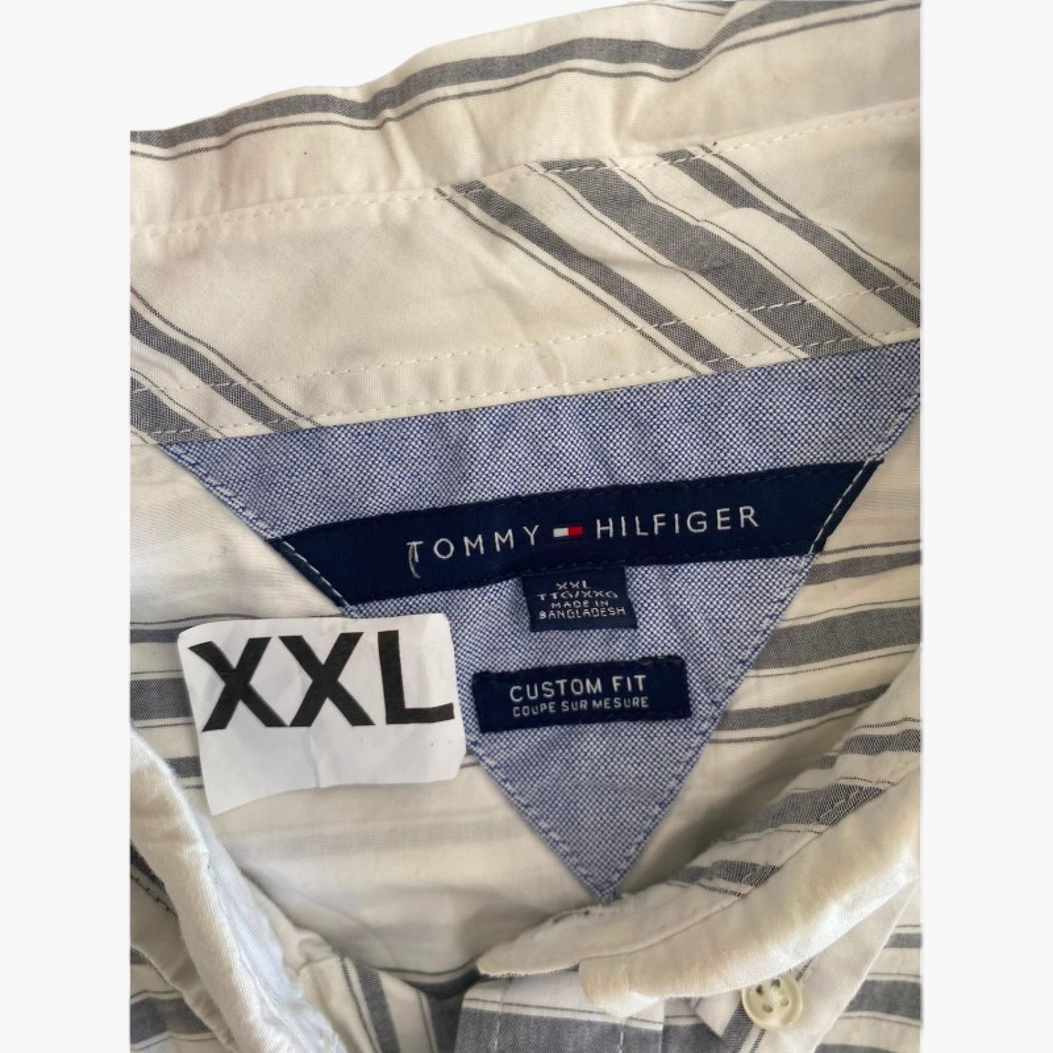 Tommy Hilfiger Striped Long Sleeve Shirt — XXL / Pre-Owned