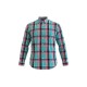Tommy Hilfiger Turquoise Multicolor Plaid Shirt — L / Pre-Owned