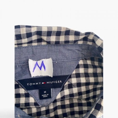 Tommy Hilfiger Black & White Gingham Shirt — M / Pre-Owned