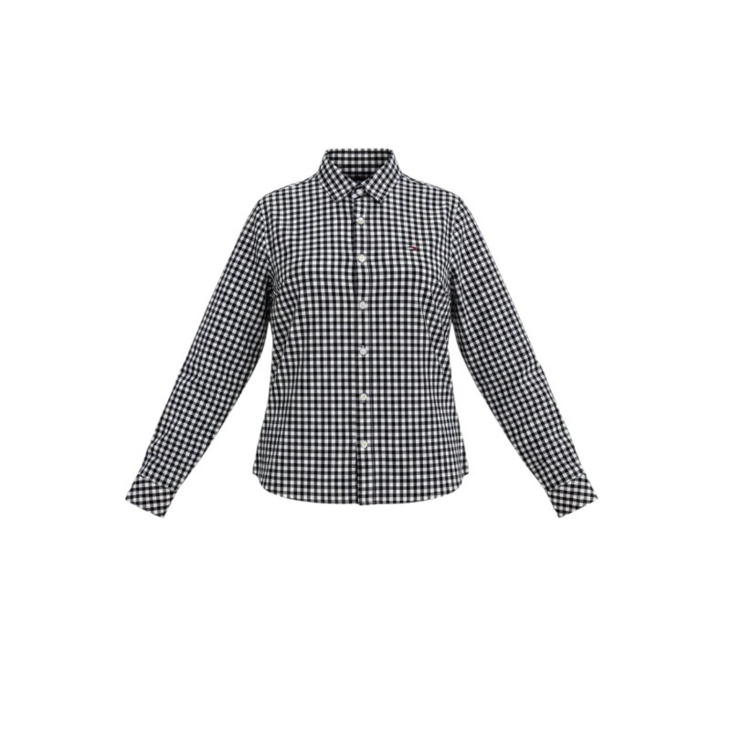 Tommy Hilfiger Black & White Gingham Shirt — M / Pre-Owned
