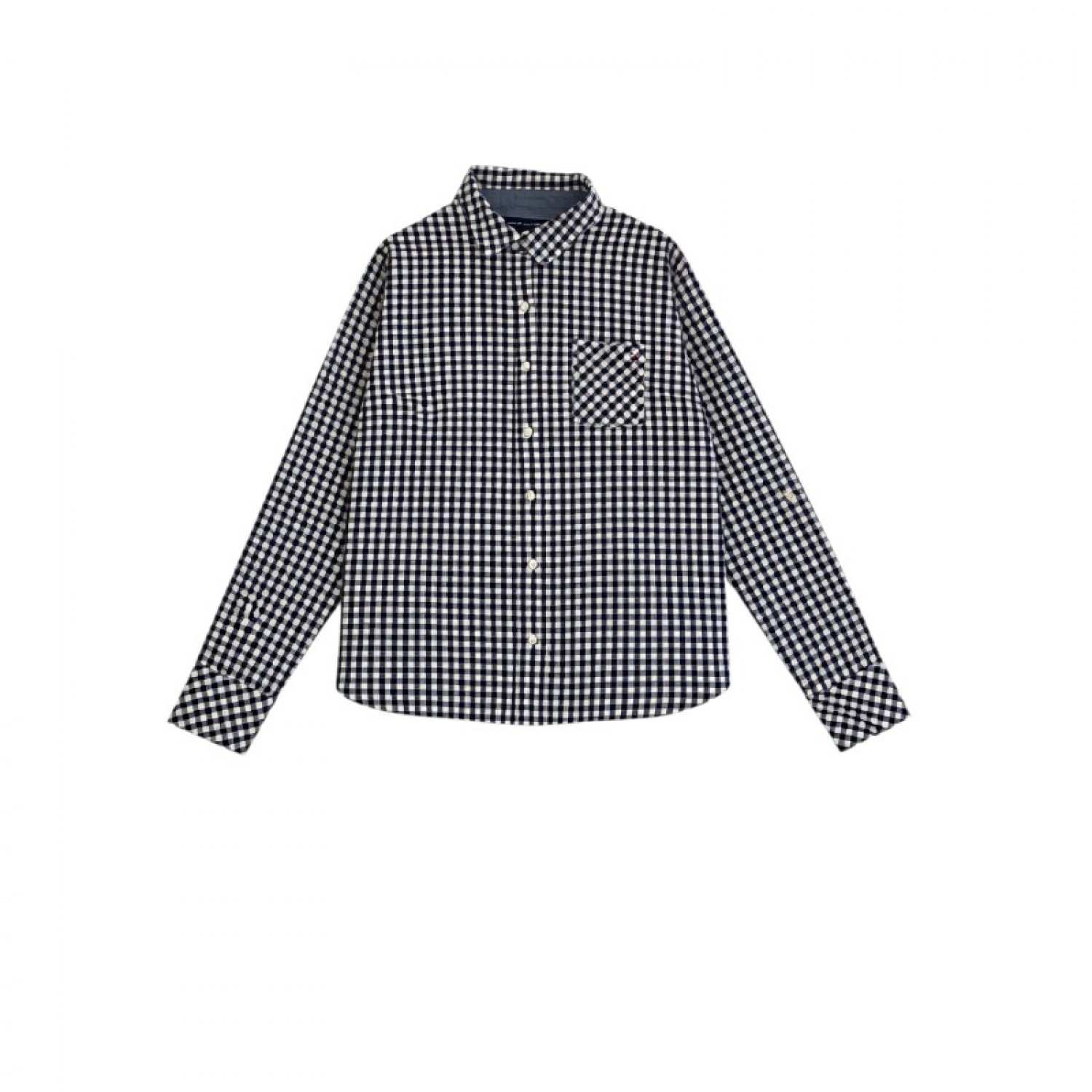 Tommy Hilfiger Black & White Gingham Shirt — M / Pre-Owned