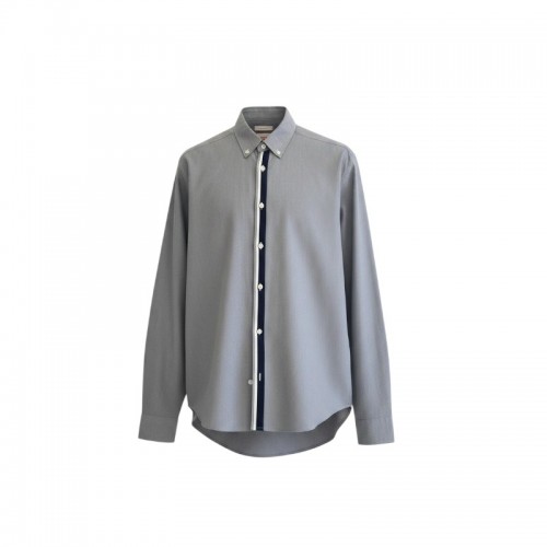 Lacoste L!VE Grey Skinny Fit Shirt — 38 / M / Pre-Owned
