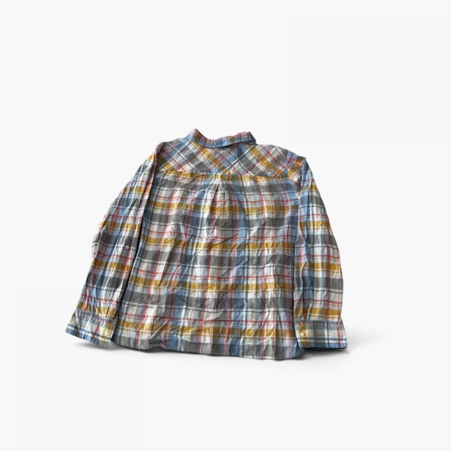 Tommy Hilfiger Multicolor Plaid Quarter-Zip Shirt — XL / Pre-Owned