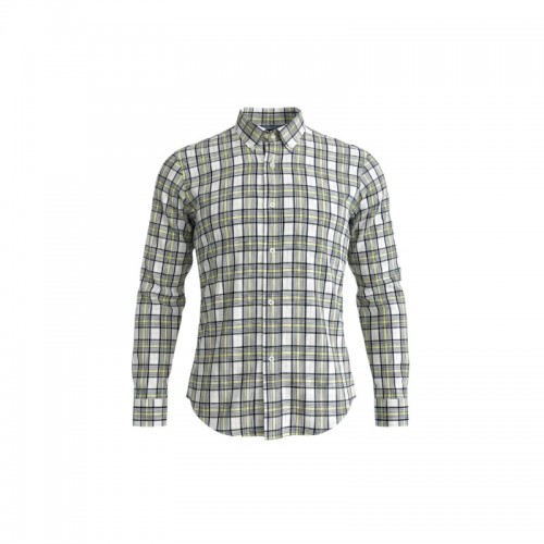 Tommy Hilfiger Green Yellow Plaid Shirt — L / Pre-Owned