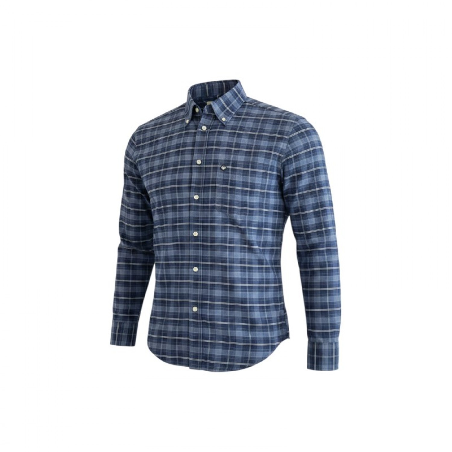 Murphy & Nye Sailwear Navy Plaid Shirt — XXL / Pre-Owned