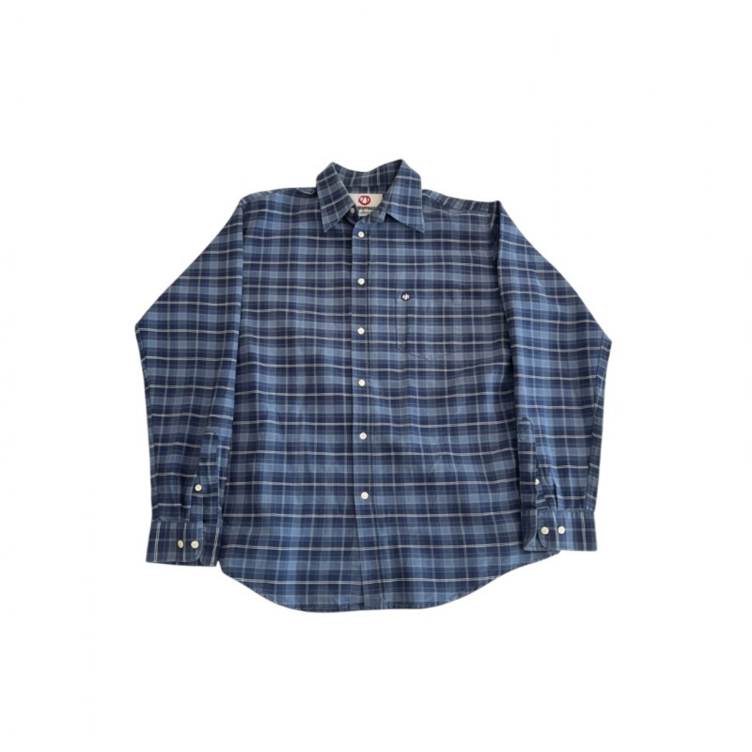 Murphy & Nye Sailwear Navy Plaid Shirt — XXL / Pre-Owned